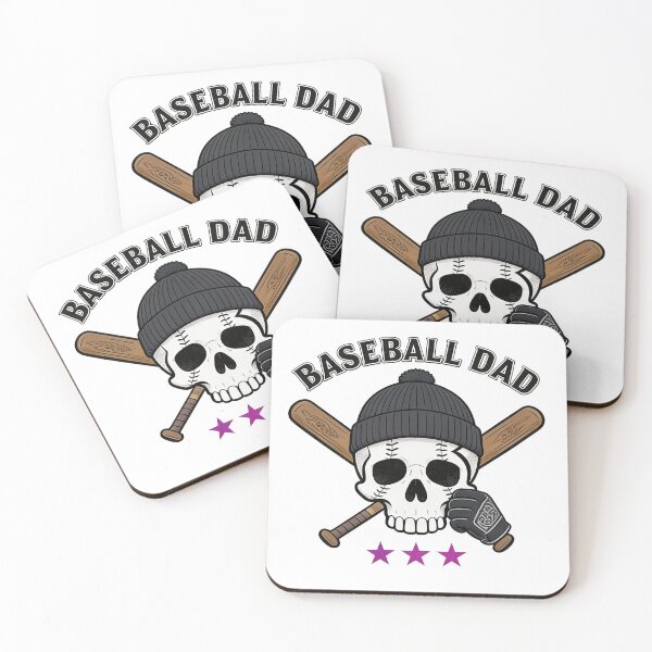 Item preview, Baseball Dad Skull Beanie Tough Vintage Sports Design designed and sold by truongloc246.