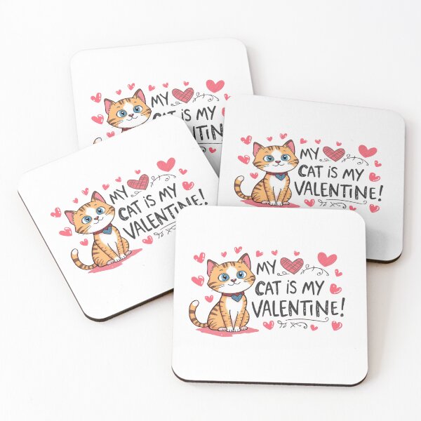 Item preview, My Valentine – Funny Cat Lover Valentine’s Day Shirt designed and sold by Lamagift.