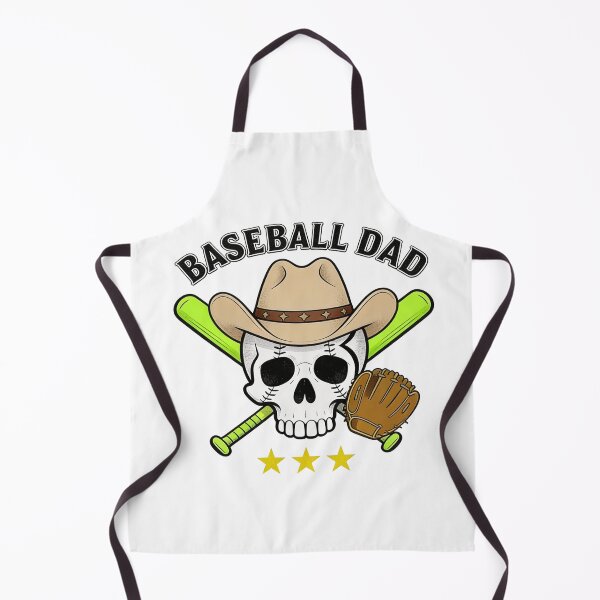 Item preview, Baseball Dad Skull Cowboy Western Neon Bat Design designed and sold by truongloc246.