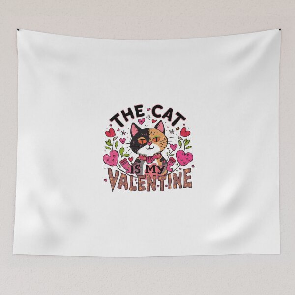 Item preview, My Cat Is My Valentine – Funny Cat Lover Valentine’s Day Shirt designed and sold by Lamagift.