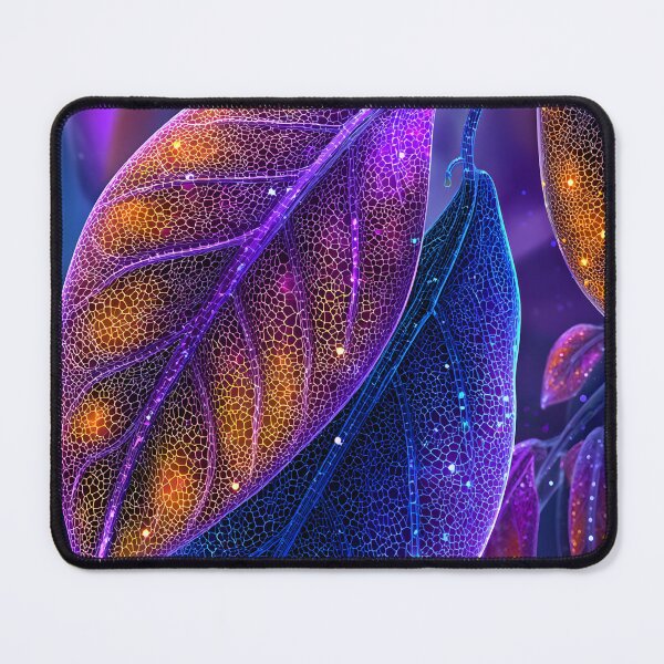 Item preview, Vibrant Neon Leaves in a Dreamlike Atmosphere designed and sold by Artessie.