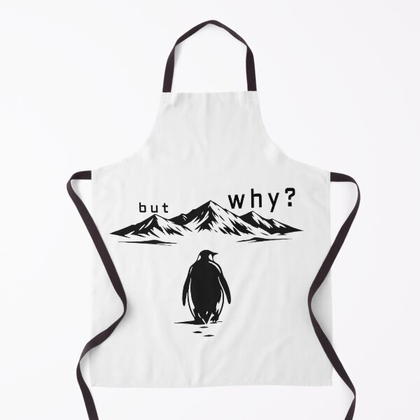 Item preview, But Why Penguin Minimalist designed and sold by jerusalem-.