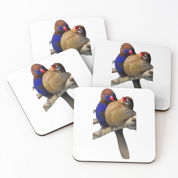 Item preview, Couple of finches designed and sold by di-Vera-Rosati.
