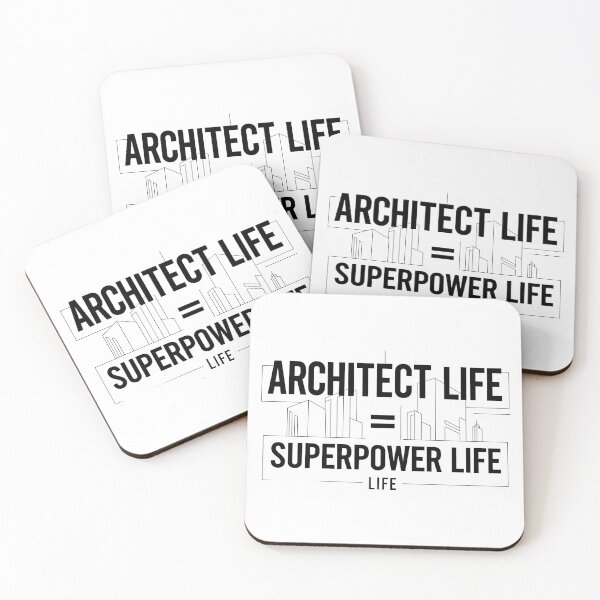 Item preview, Architect Life = Superpower Life T-Shirt – Creative Architecture Tee designed and sold by Muzgle.