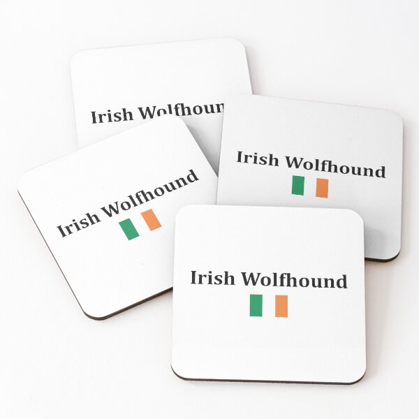 Item preview, Irish Wolfhound Irish Flag  designed and sold by Irish Wolfhound Central.