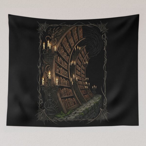 Item preview, Forbidden Library — Gothic Archive of Candlelight and Secrets designed and sold by Mouraludia.