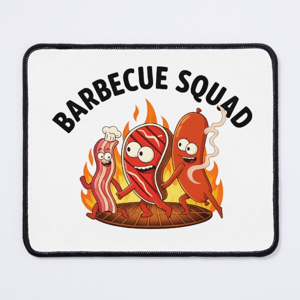 Item preview, Barbecue Squad – Bacon, Steak, and Sausage designed and sold by LuloCreative.