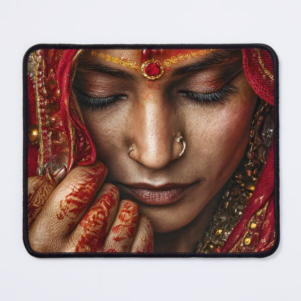Item preview, Stunning Portrait of a Bride in Traditional Attire designed and sold by Artessie.