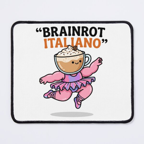 Item preview, Brainrot Italiano – Ballerina Cappuccina Meme Art Design designed and sold by hiqualityinc.