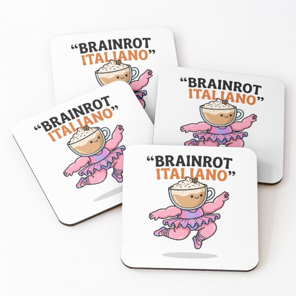 Item preview, Brainrot Italiano – Ballerina Cappuccina Meme Art Design designed and sold by hiqualityinc.