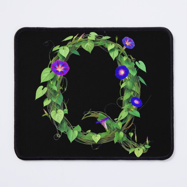 Item preview, MORNING GLORY LETTER Q designed and sold by ART-TYPE.