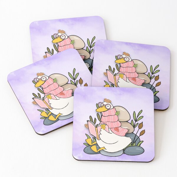Item preview, Cute Duck reading a book designed and sold by Fantacaroo Designs.