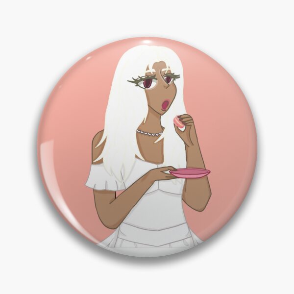 Item preview, Gyaru anime girl with macaron designed and sold by YaroshMaria.