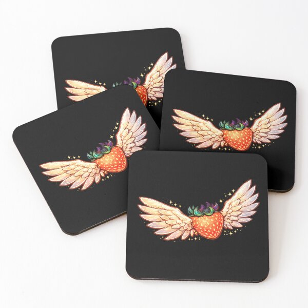 Item preview, Celeste Flying Strawberry – Cute Video Game Fan Art designed and sold by DogLord.