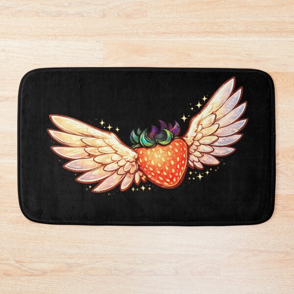 Item preview, Celeste Flying Strawberry – Cute Video Game Fan Art designed and sold by DogLord.
