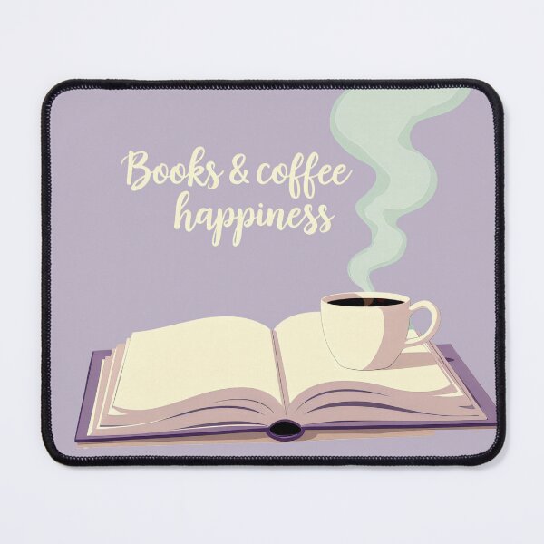Item preview, Copy of Enjoying coffee while reading in a cozy space with a book open on the table designed and sold by SpaceartLilu.