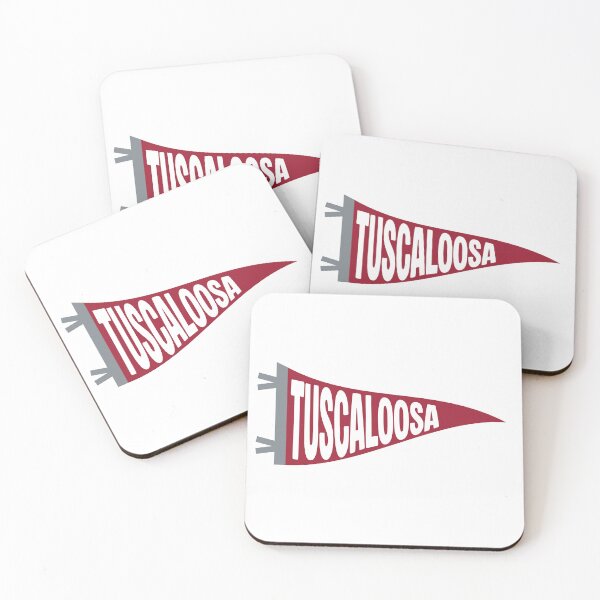 Item preview, Tuscaloosa Alabama Vintage Pennant - Retro Crimson and White Fan Art designed and sold by Sparkledust Creations.