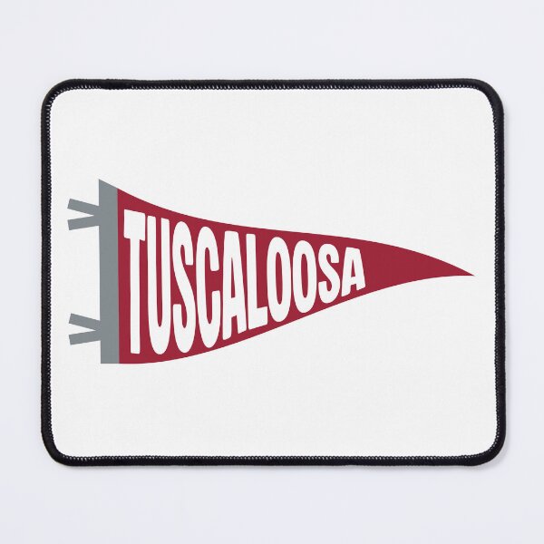Item preview, Tuscaloosa Alabama Vintage Pennant - Retro Crimson and White Fan Art designed and sold by Sparkledust Creations.