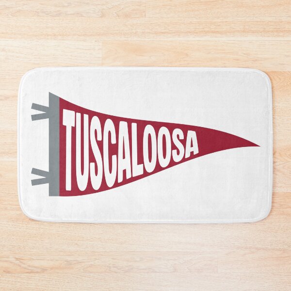 Item preview, Tuscaloosa Alabama Vintage Pennant - Retro Crimson and White Fan Art designed and sold by Sparkledust Creations.