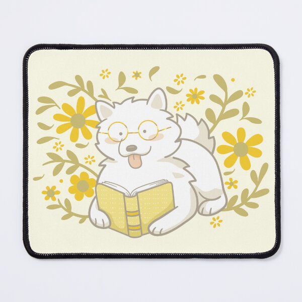 Item preview, Samoyed Reading designed and sold by Wlaurence.