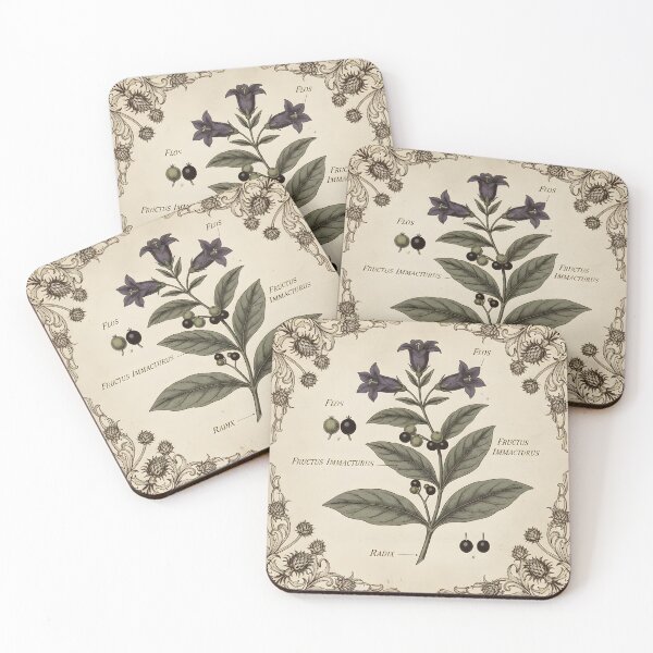 Item preview, Nightshade Study — Antique Botanical Illustration of Poison and Beauty designed and sold by Mouraludia.