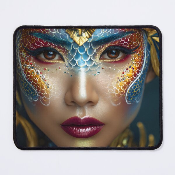 Item preview, Exquisite Artistic Face with Vibrant Colors and Details designed and sold by Artessie.