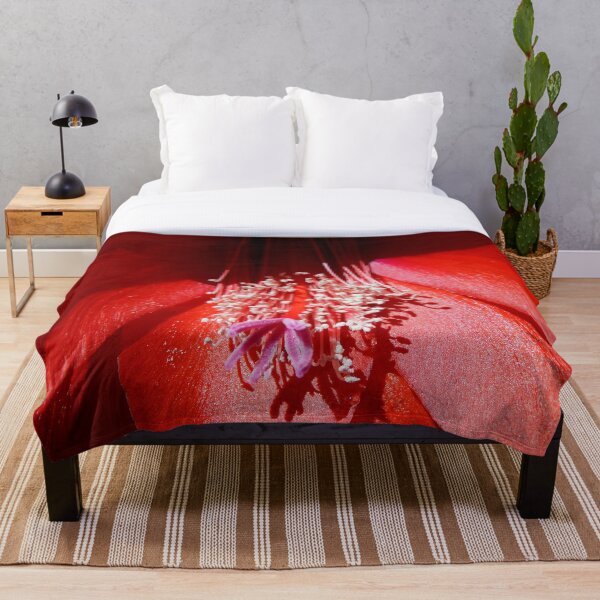 Item preview, Red Cactus Flower Bloom - Magpie Springs Nature designed and sold by MagpieSprings.