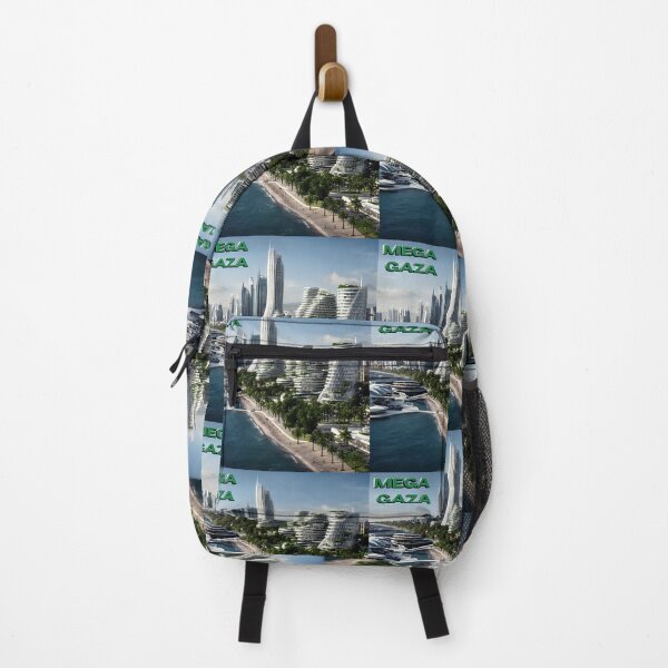 Item preview, MEGA GAZA - Futuristic Eco-City Skyline & Coastal Architecture designed and sold by PatriotPrint.