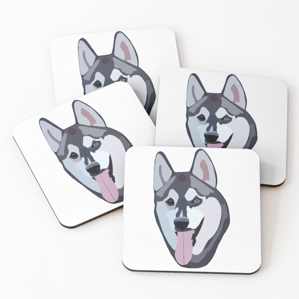 Item preview, Siberian Husky Portrait - Majestic Eyes Digital Art Dog Design designed and sold by Sparkledust Creations.
