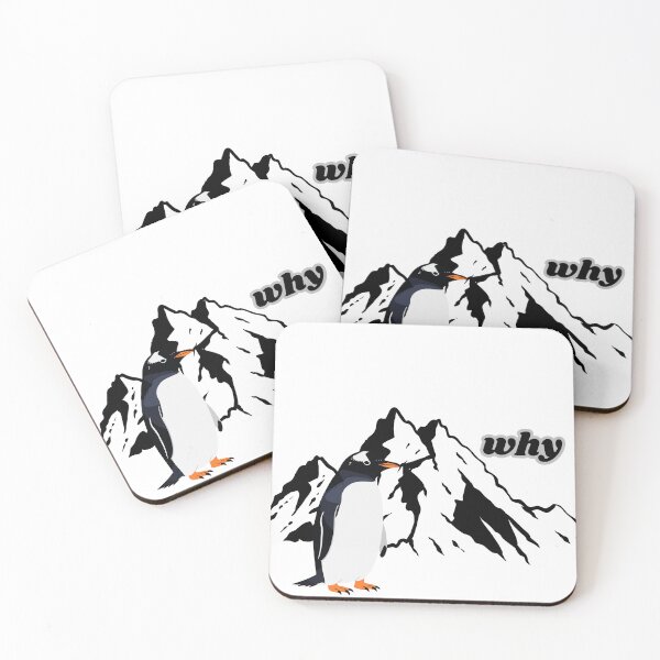 Item preview, Nihilist Penguin Stickers - Cute, Funny- Melancholic Penguin Art designed and sold by Artistshert.