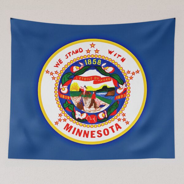 Item preview, Minnesota Flag designed and sold by Anne's Drawing and Design.