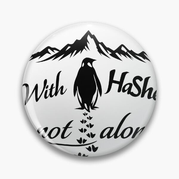 Item preview, With HaShem Not Alone Penguin designed and sold by Thank-HaShem.