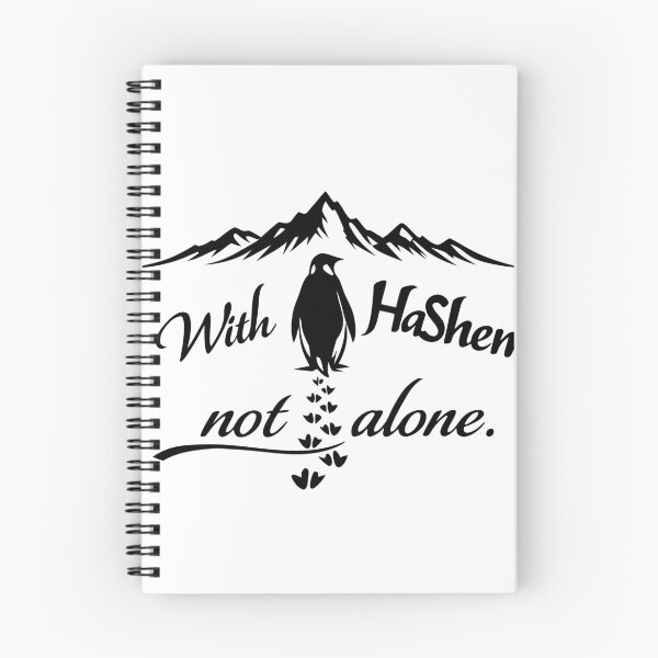Item preview, With HaShem Not Alone Penguin designed and sold by Thank-HaShem.