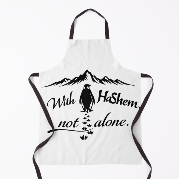 Item preview, With HaShem Not Alone Penguin designed and sold by Thank-HaShem.