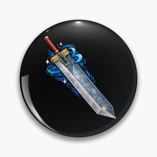 Item preview, Final Fantasy VII Buster Sword – Iconic RPG Weapon Design designed and sold by DogLord.