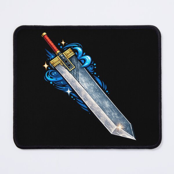 Item preview, Final Fantasy VII Buster Sword – Iconic RPG Weapon Design designed and sold by DogLord.