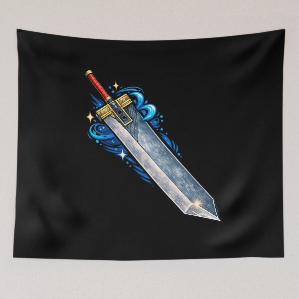 Item preview, Final Fantasy VII Buster Sword – Iconic RPG Weapon Design designed and sold by DogLord.