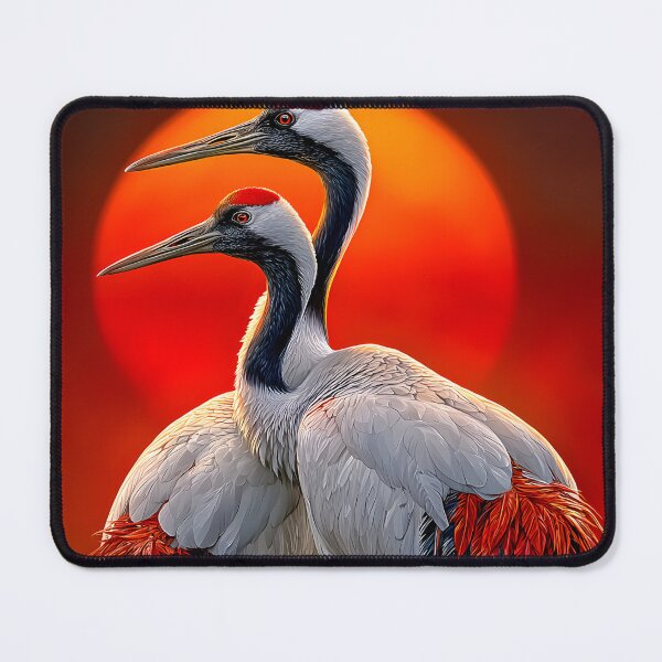 Item preview, Elegant Cranes at Sunset by Reflective Waters designed and sold by Artessie.
