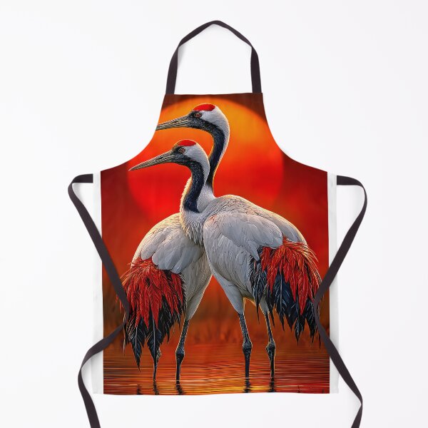 Item preview, Elegant Cranes at Sunset by Reflective Waters designed and sold by Artessie.
