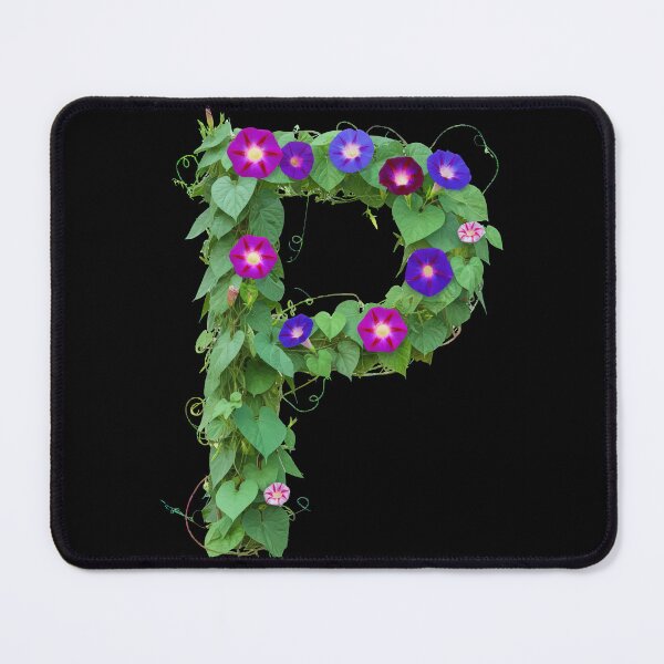 Item preview, MORNING GLORY LETTER P designed and sold by ART-TYPE.