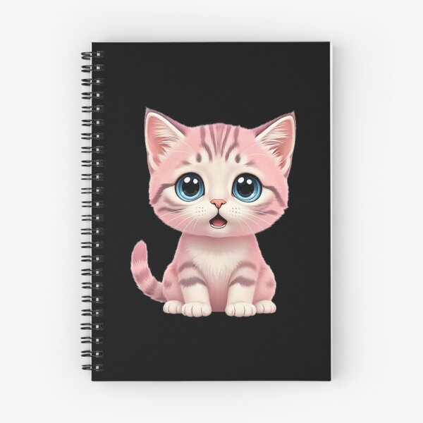 Item preview, Pink Sammy the Kitten Black Background designed and sold by ParisPoet.