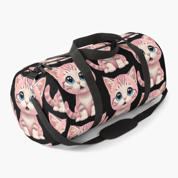Item preview, Pink Sammy the Kitten Black Background designed and sold by ParisPoet.