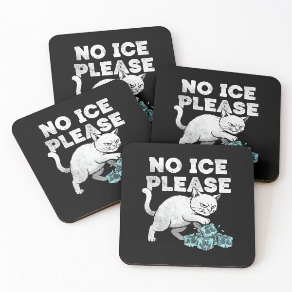 Item preview, No Ice Please Funny Cat Against Ice designed and sold by MizoX7.