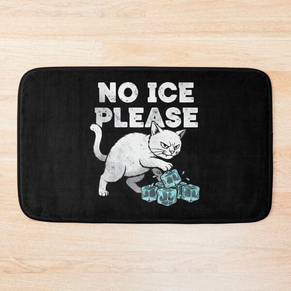 Item preview, No Ice Please Funny Cat Against Ice designed and sold by MizoX7.