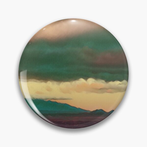 Item preview, Skyscape with Peach and Teal designed and sold by oh-bi-me.