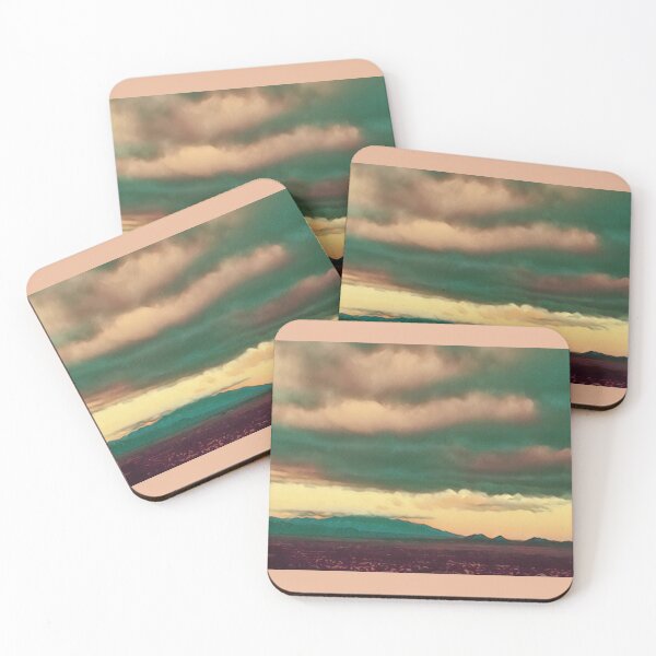 Item preview, Skyscape with Peach and Teal designed and sold by oh-bi-me.
