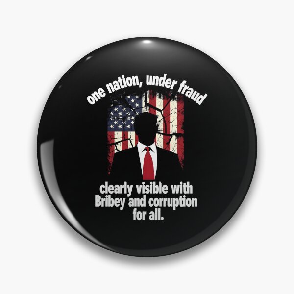 Item preview, anti ice anti trump one nation under fraud clearly visible with Bribery and corruption for all designed and sold by Uglyandcute.