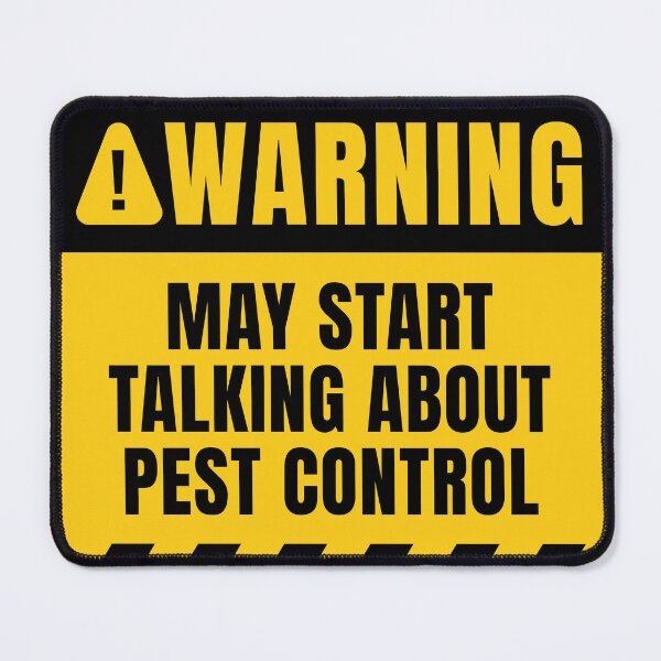Item preview, Pest Control Warning Sign designed and sold by MaryAller.