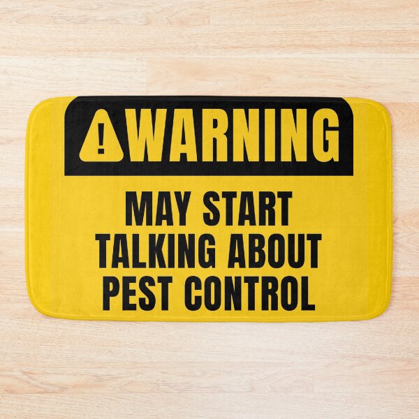 Item preview, Pest Control Warning Sign designed and sold by MaryAller.
