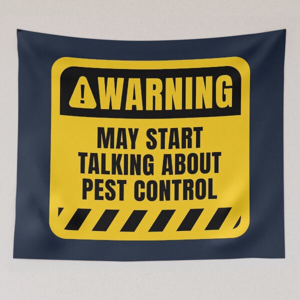 Item preview, Pest Control Warning Sign designed and sold by MaryAller.